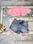 T shirt crop