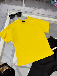 T-shirt basic premium Yellow
