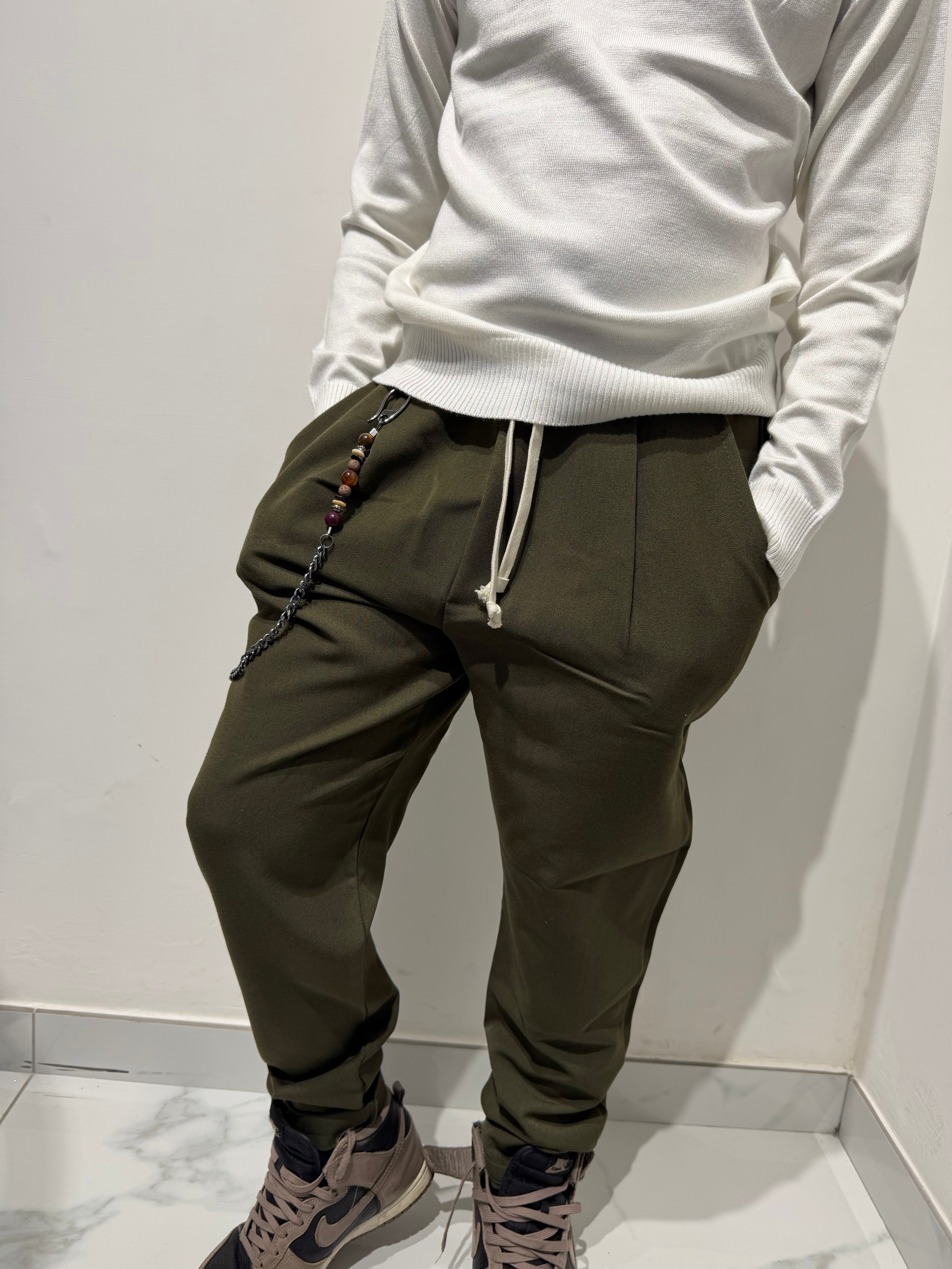 Pantalone  Just Verde Militare