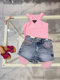 Shorts pietre