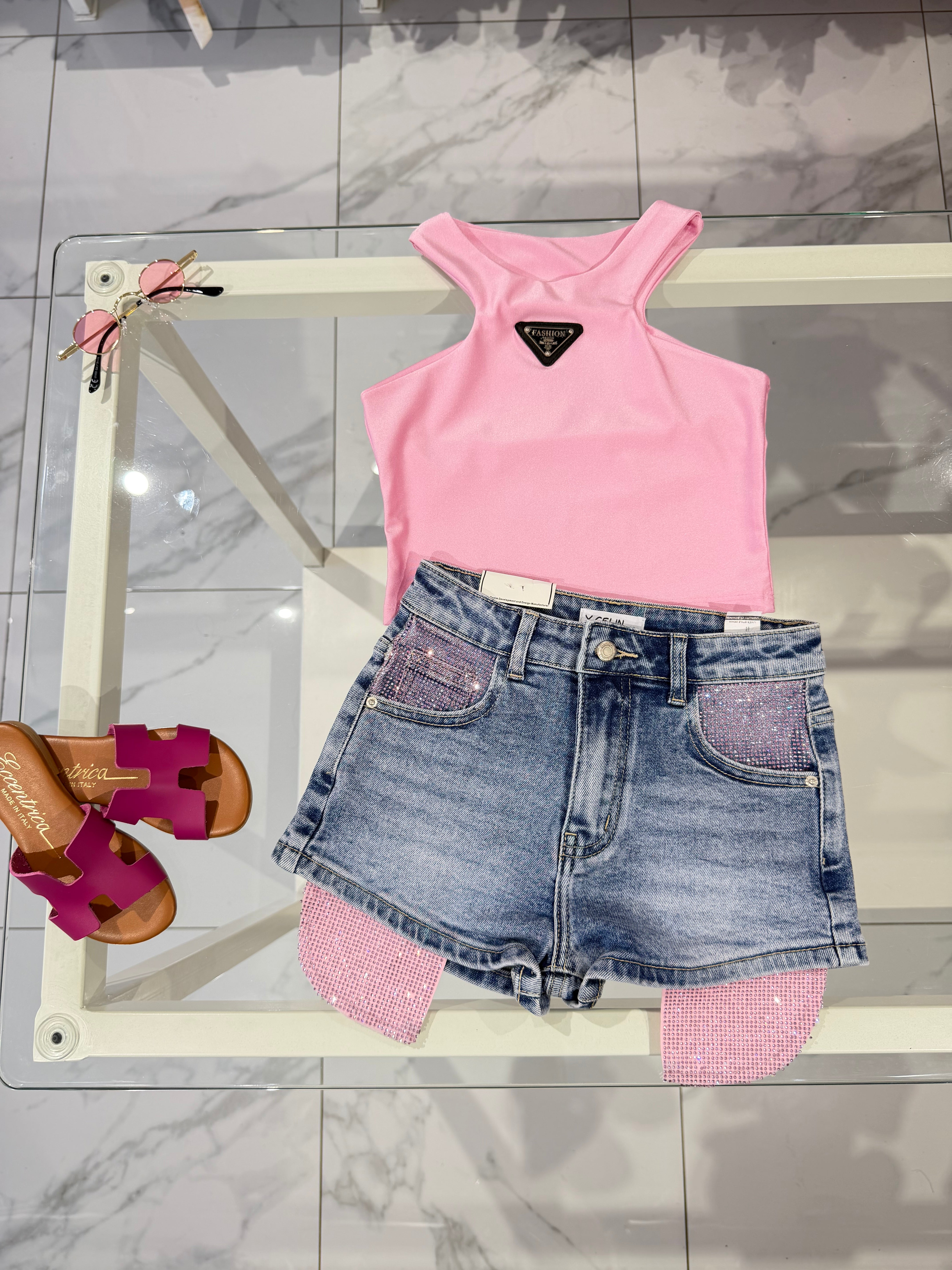 Shorts pietre