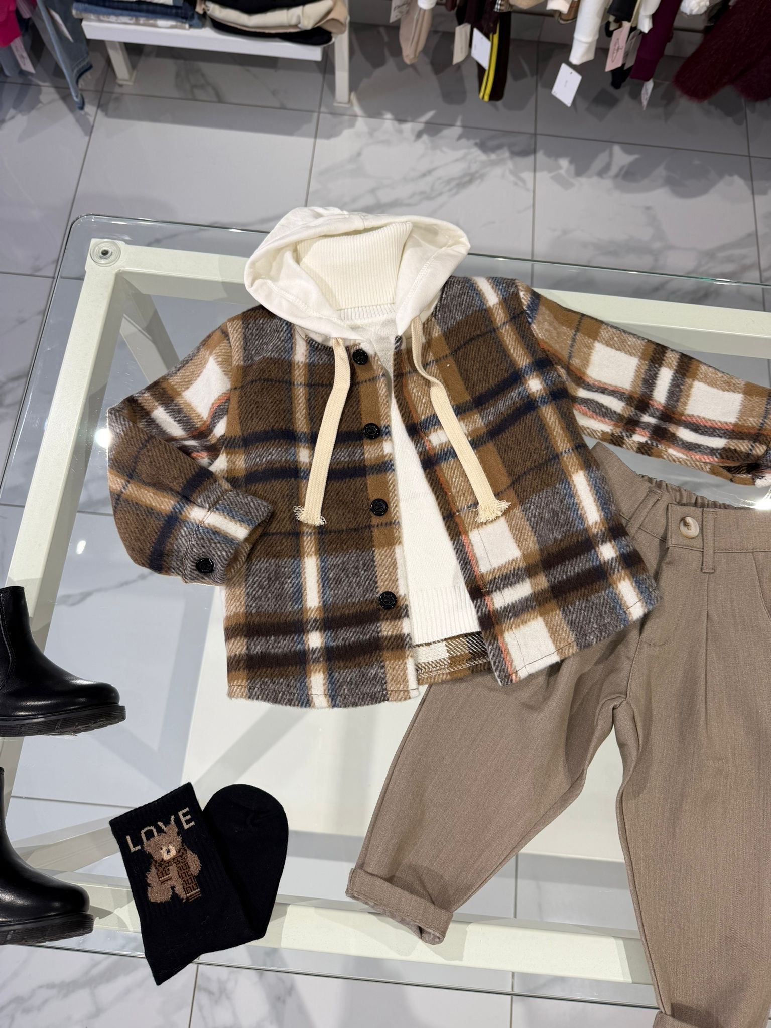 Camicia quadri flanella