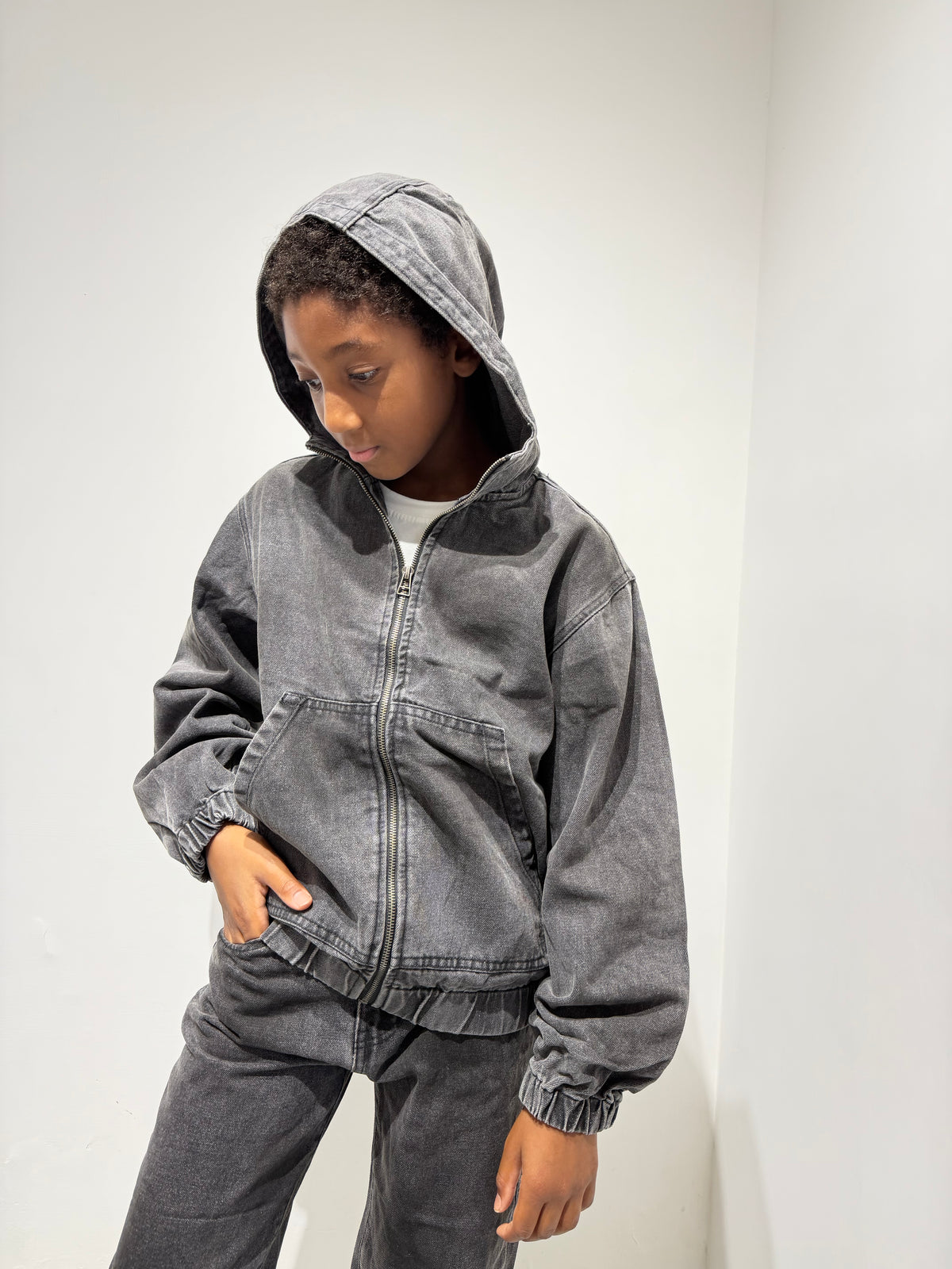 Coordinato Denim Black