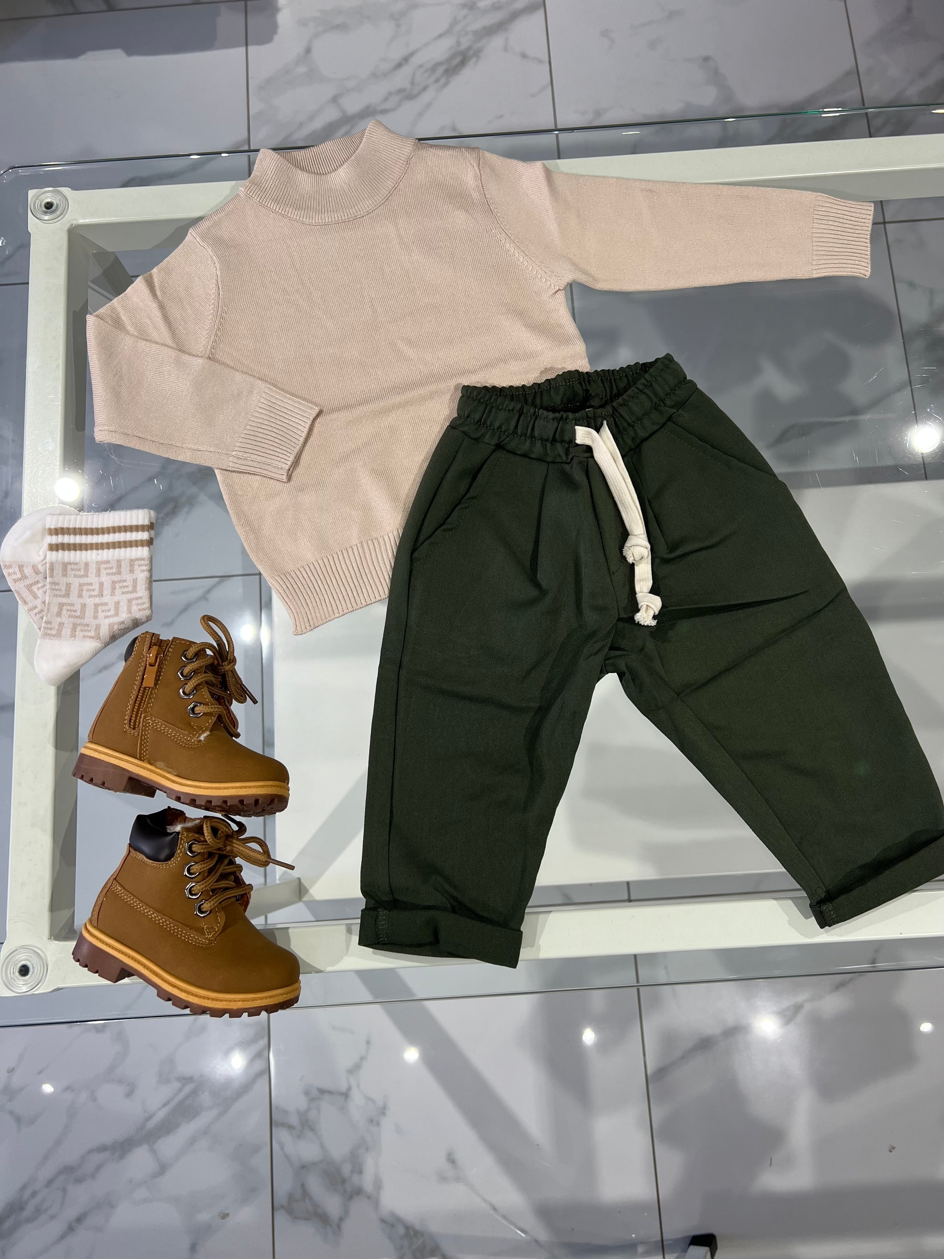 Mezzocollo beige