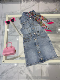 Vestitino jeans diamond