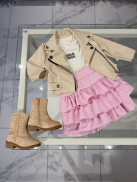 Gonna balze rosa
