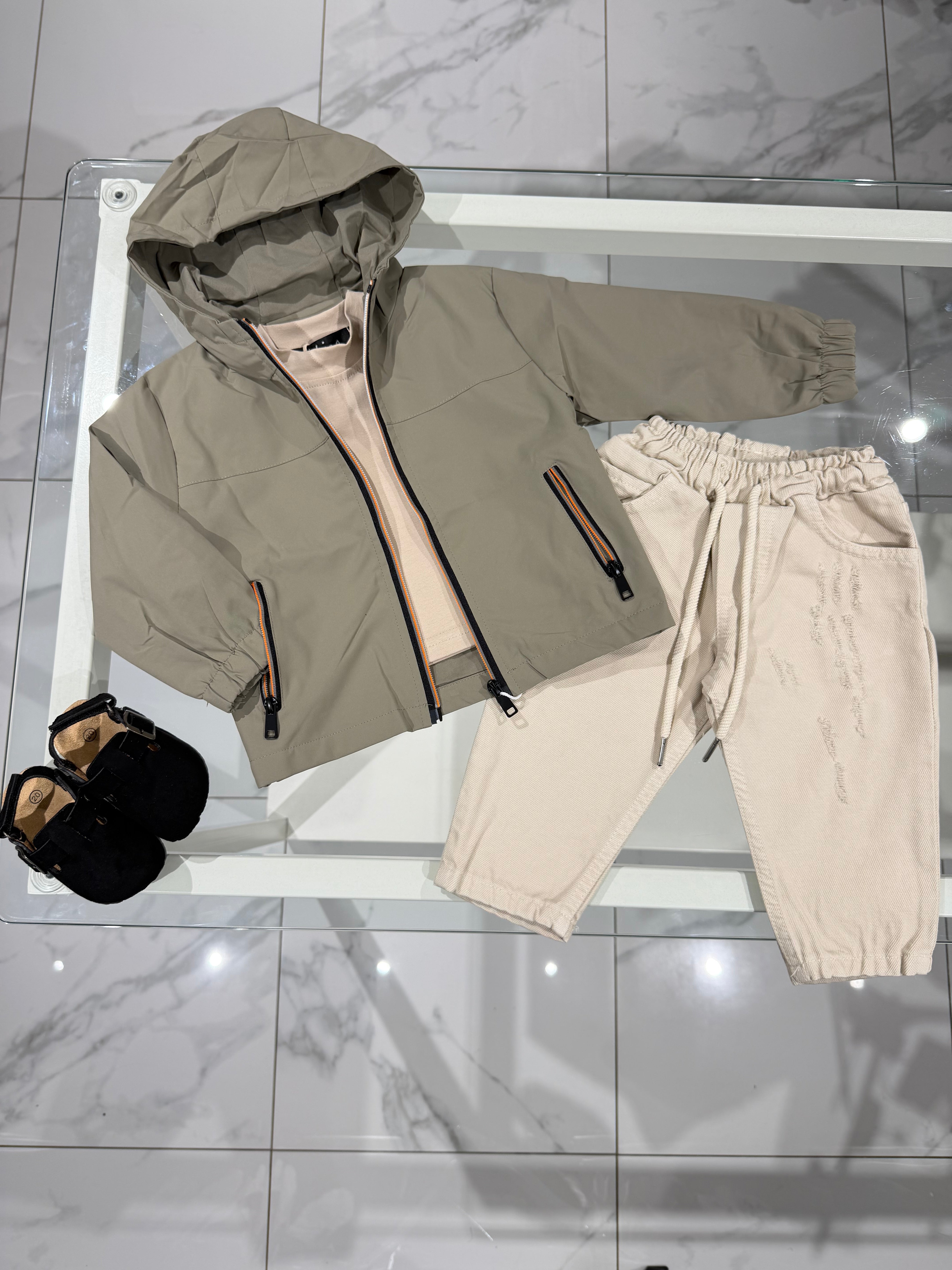 Maglia basic beige