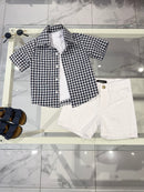 Camicia quadri blu