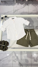 Camicia Lino white