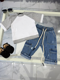 T-shirt profili Grey