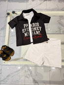 Camicetta black Paris