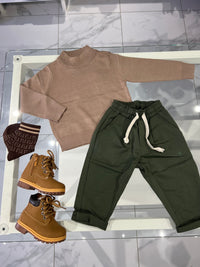 Mezzocollo beige scuro
