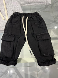 Jeans cargo nero