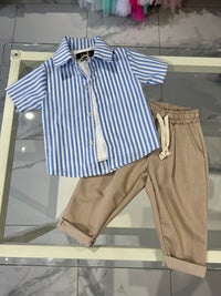Camicia righe larghe