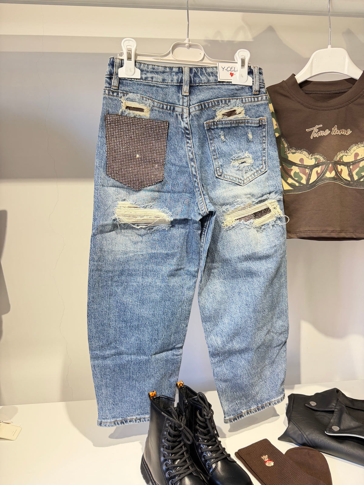 Jeans tasca Brown Diamond