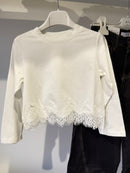 Maglia pizzo white