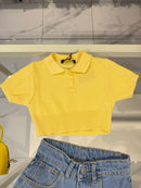 Maglia filo crop
