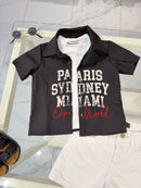 Camicetta black Paris