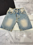 Bermuda jeans beige