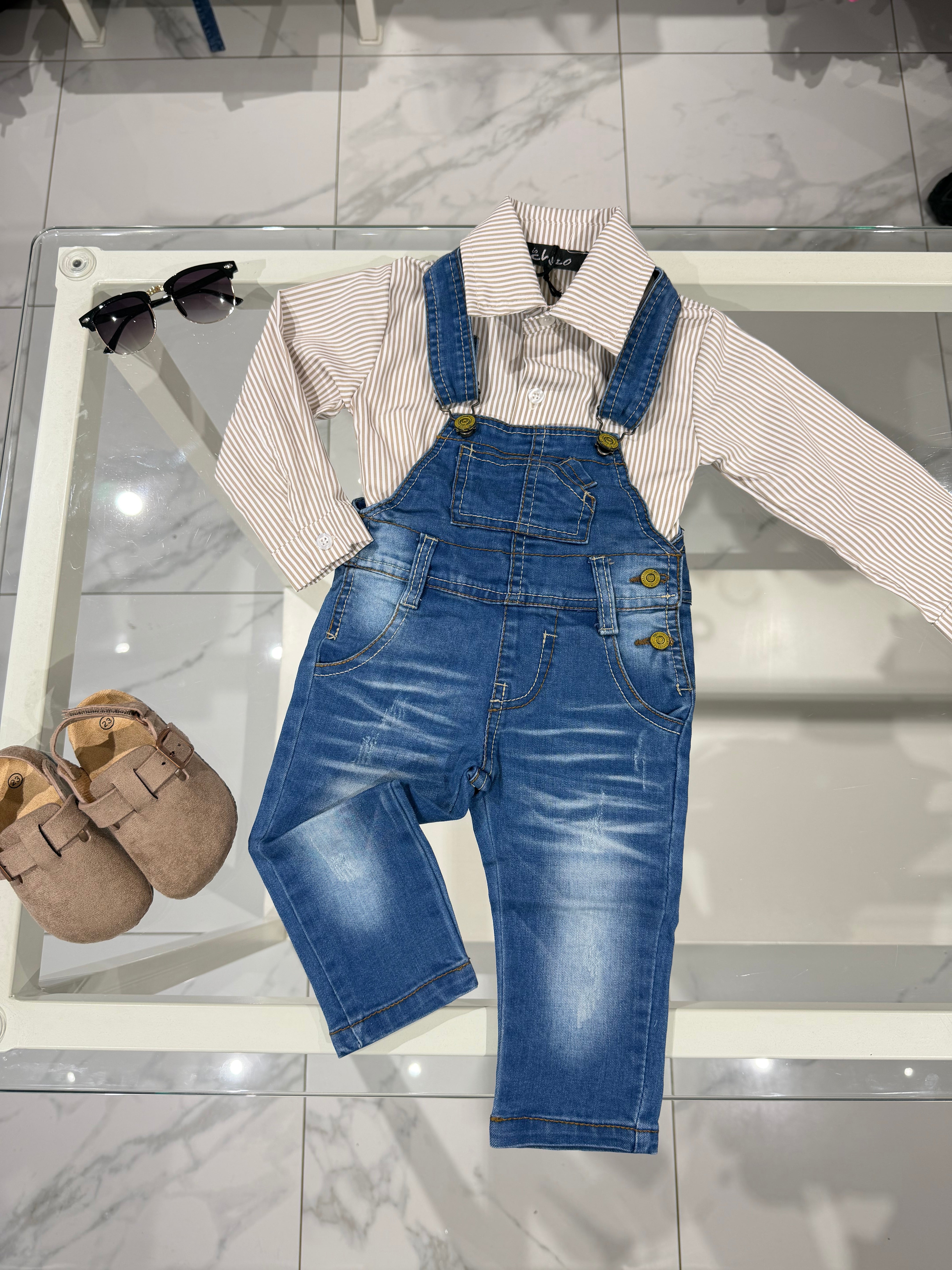 Salopette jeans