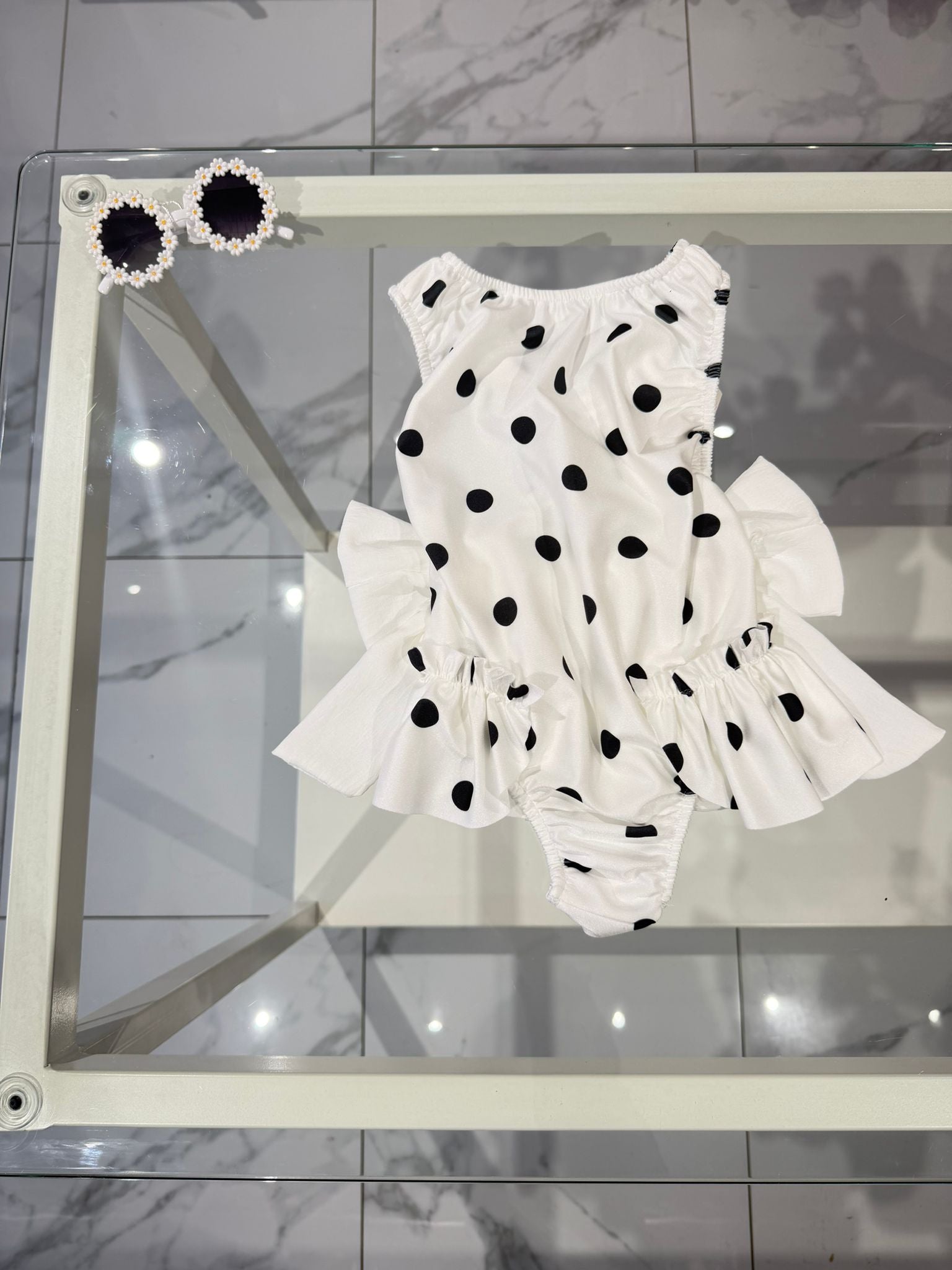 Costume pois white
