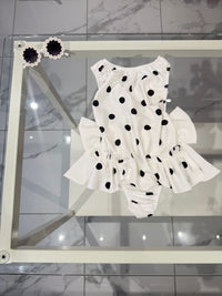 Costume pois white
